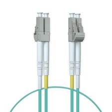 4 PCS OM3 LC To LC Fiber Patch Cable 10G Multimode Duplex 50/125m 2m 6.5 FT picture
