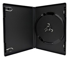 ULTRA PREMIUM STANDARD Black Single DVD Cases 14MM 90g Lot picture