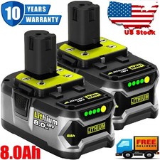 1-4 PACK For RYOBI 8.0Ah High Capacity Battery 18Volt Lithium-Ion 18volt Battery picture