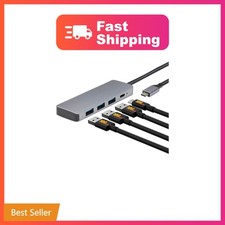 Amazon Basics USB 3.2/3.1 Gen 2 Multiport USB C Hub Dock, 10Gbps, USB-C to 1x... picture