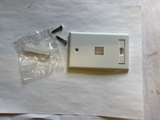 Leviton 012-42080-1ws quickport single port white wall plate. Quantity 25 picture