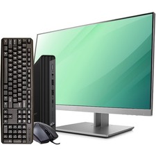 HP Windows 11 Pro Desktop i5 Computer Micro Up To 27