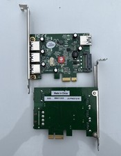 SIIG JU-P40212-S1 DP USB 3.0 3-Port PCIe Adapter High Profile  Tested Working picture