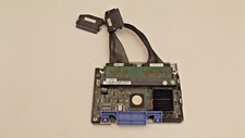 Dell 0WX072 PERC 5i SAS Raid Controller PCIe x8 Card W/Cables and Memory D-5 picture
