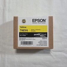 Genuine Epson T46Y4 50ML Yellow Ink Cartridge SC-P900 Exp 09/2027 - New picture