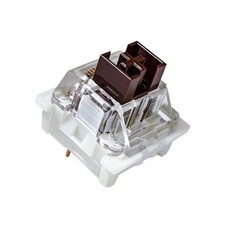 Brown Switches 20 Pack 3 Pin Tactile 50gf Dustproof RGB Cherry MX Equivalent picture