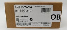 SonicWall SonicWave 01-SSC-2127 224W Wireless Access Point - White OB picture