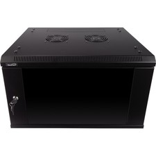 IT Wall Mount Network Server Data Cabinet Rack Glass Door Locking Lock & Key picture