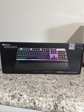 ROCCAT Magma Wired Silent Membrane Gaming Keyboard 5 Zone/ 10 LED AIMO RGB Black picture