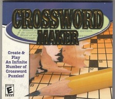 Crossword maker CDRS786 PC CD-Rom by Cosmi  for Win 98/XP  2005 picture