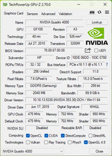 PNY NVIDIA Quadro 4000 Graphics Card 2GB GDDR5 Memory, 256-Bit Interface picture