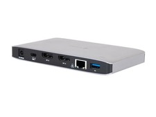 Monoprice Thunderbolt 3 USB-C Dock Dual 4K 60Hz DisplayPort Gigabit Ethernet PD picture