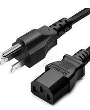 This item is a standard AC power cord, commonly used for electronics like... picture