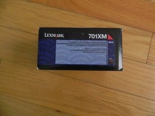 GENUINE LEXMARK EXTRA HI-YLD MAGENTA TONER CARTRIDGE 701XM CS510 FACTORY SEALED picture