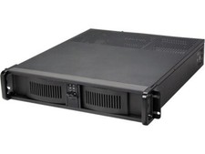 iStarUSA D-200-FS Black Aluminum / Steel 2U Rackmount Compact Stylish Chassis picture