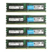 Crucial 128GB (4X 32GB) DDR4 2400MHz ECC Registered  Memory Ram CT32G4RFD424A picture