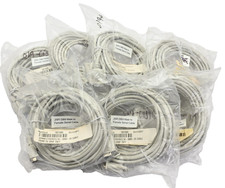 Lot of 7x 25ft DB9 Serial Extension Cable Male to Female RS-232 - All 9 Pins picture
