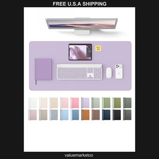 YSAGi PU Leather Desk Protector & Large Non-Slip Waterproof Mouse Pad picture