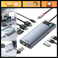 9-in-1 USB-C Hub Docking Station for Laptops, Dual Monitor Support, 4K@120Hz picture