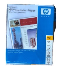 HP Premium Presentation Paper Inkjet Matte 150 Sheets 8.5x11