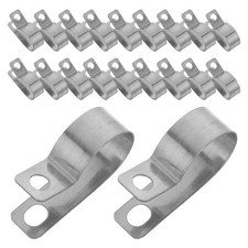 150Pcs Metal Wire Clamp Cable Organizer Clips Reusable Steel Wire Holder picture