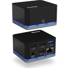 Plugable - UD-CUBE - Plugable USB-C Wired Cube Mini Docking Station - Compact picture