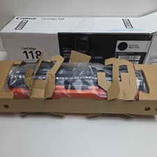 NEW GENUINE - CANON 118 BLACK TONER CARTRIDGE - 2662B001 SEALED BAG picture
