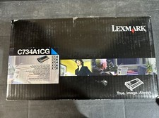 Genuine Lexmark C734A1CG Cyan Toner Cartridge picture