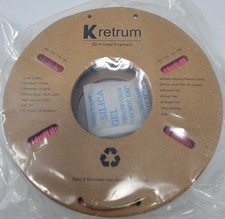 Kretrum Silk PLA Bicolor 1.75mm 3D Printer Filament Shiny Fast Green Pink .25KG picture