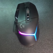 Logitech G502 X Plus Wireless RGB Gaming Mouse - Works Great - Worn Side Grips picture