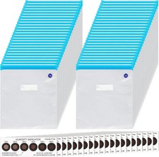 35 Pcs 3D Filament Storage Bags Vacuum Sealed Kit, Include Reusable 3D Printe... picture