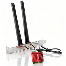 MT7925 WiFi 7 M.2 2230 Key E Card with Antenna Kit BE6500 Tri-Band Bluetooth 5.4 picture