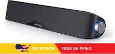 Nylavee Computer Speakers, Hi-Fi Stereo Computer Sound Bar with Bluetooth  picture