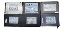Lot of 6 SSD 250GB &256GB 2.5