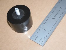 SORBOTHANE MOUNTABLE RUBBER SHOCK ABSORBING FOOT 1/4-20 THREAD SCREW ISO MOUNT  picture
