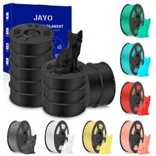 JAYO 10 Rolls PLA Meta 1.75MM 3D Printer Filament 1.1KG Spool High Liquidity picture