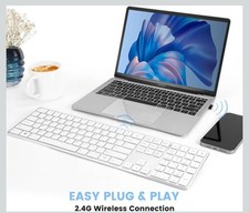 TIETI K01R 2.4G Slim Compact Wireless Keyboard w/ Numeric Keypad picture