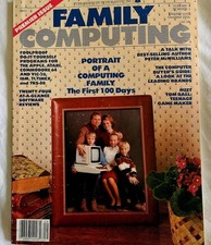 Vintage FAMILY COMPUTING Magazine - Premier Issue - October 1983 picture