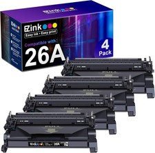 E-Z Ink4 Pack  Compatible Toner Cartridge Replacement for HP 26A CF226A 26X picture