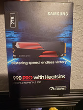 Samsung 990 PRO w/ Heatsink 2TB PCIe 4.0 NVMe M.2 Internal SSD 7450MB/s picture