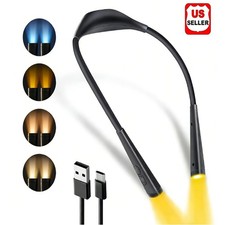 LED Hanging Neck Light Book Reading Work Lamp Knitting Light Outdoor Camping US picture