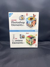ADOBE Photoshop Elements 6 & Adobe Premiere Elements 4. Brand New In Box picture