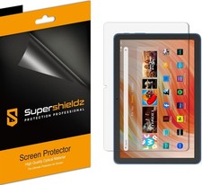(3 Pack) Clear Shield Screen Protector for Fire HD 10 / Plus Tablet 10.1 inch picture