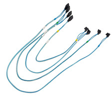 Supermicro Cbl-0180L-01 Sata Set Round 70/59/48/38 cm Cables Blue picture