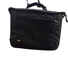Case Logic Laptop Messenger Bag Adjustable Strap Black Commuter 13 in L 8 in H picture