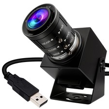 ELP 48MP USB Camera - Manual Zoom Webcam for Computer & mini size, Black picture