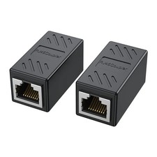 RJ45 Connector Coupler Ethernet Cable LAN Inline Ethernet Cable Extender Adapter picture