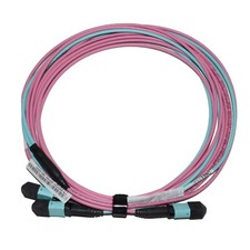 Dell 5M MPO12 OM4 Fiber Optic Cable 40/100Gbps High-Speed Data Center GVYJG picture