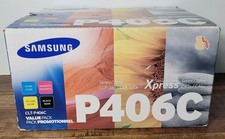 NEW Samsung CLT-P406C Toner Cartridge VALUE PACK Cyan Magenta Yellow Black Print picture
