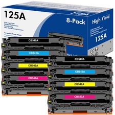 CB540A CB541A CB542A CB543A Toner B C Y M Lot For HP LaserJet CM1312nfi CP1518ni picture